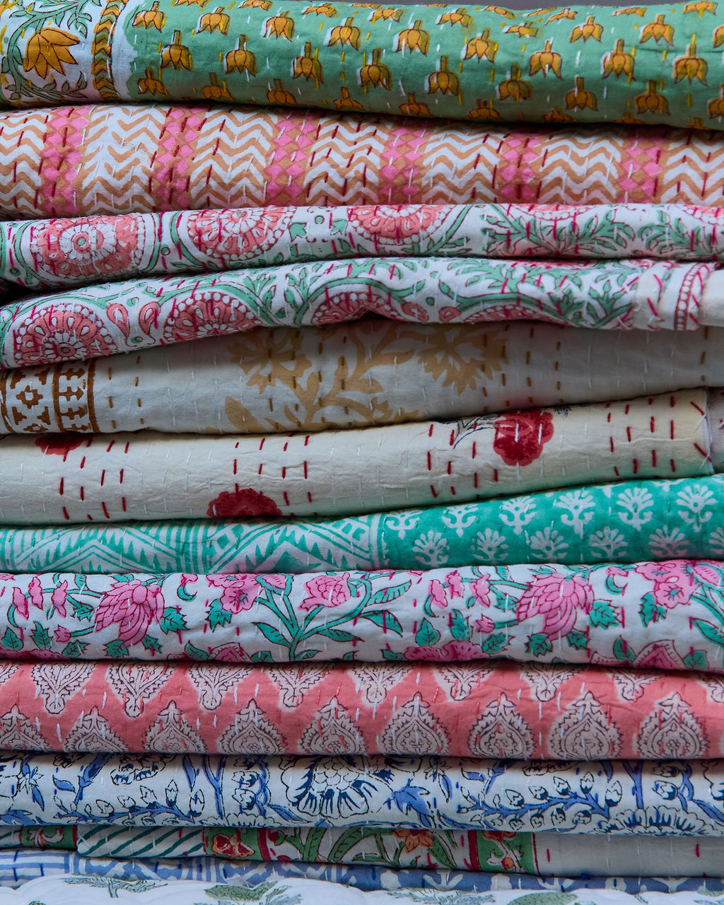Curated Kantha Throws