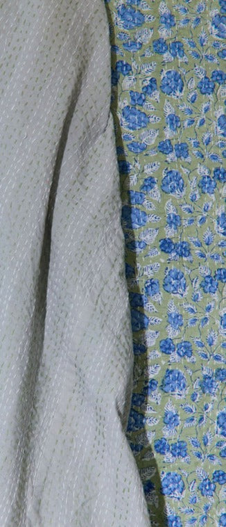 Handcrafted Kantha Throw — Brights