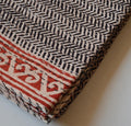 Handcrafted Kantha Throw - Blacks and Creams