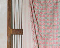 Handcrafted Kantha Throw — Pink Mix, size 60 x 90 inches (152 x 229 cm)