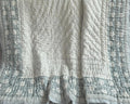 Jaipuri Razai Quilt - Leaf Grey (Single / Kids)