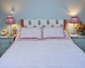 Jaipuri Razai Quilt — Leaf Dusty Pink (King + Pillow Cases), size King (229 x 274 cm) + 2 Pillow Cases