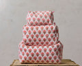 Spring 26 Quilted Bag Organisers (Set of 3) — Floral Mix Pink Frill