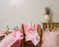 Handcrafted Kantha Throw — Pinks