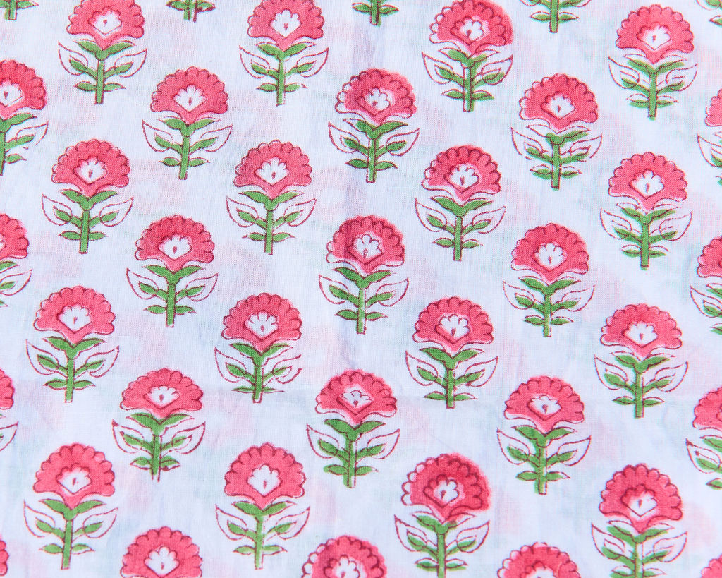 Spring 26 Cushion — Floral Red Frill